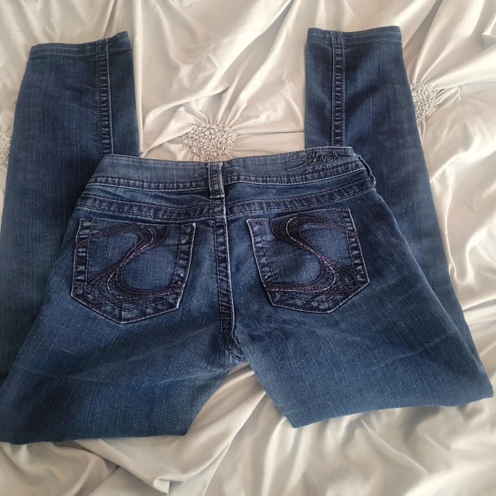 Silver jeans